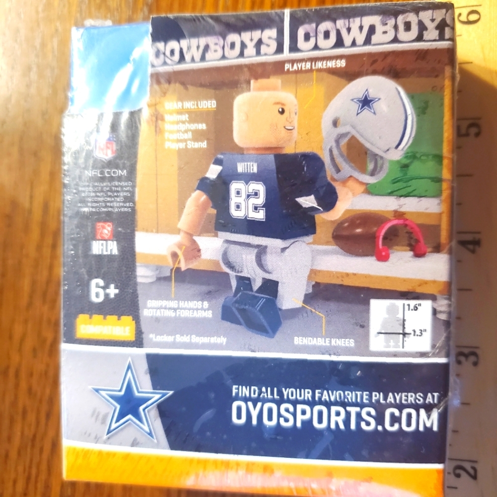 Dallas Cowboys Oyosports Tight End Jason Witten #82 Mini Figure Hard To Find